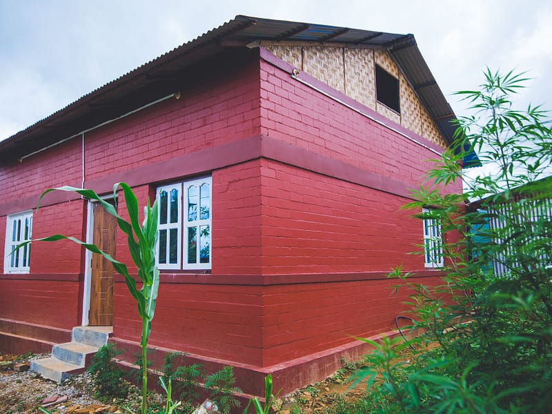Eco-friendly house in Nepal