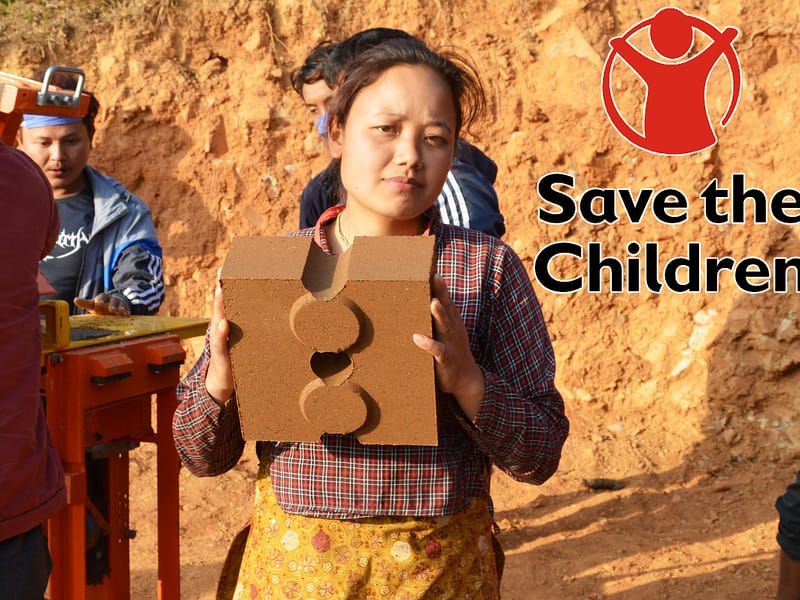 Trusted training partner on the use of Earth brick(Save the Children)